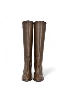 Stivale donna in pelle colore testa di moro. LES AUTRES | 2461-PELLE CAFFÈ